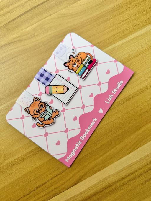 Magnetic Bookmarks: Catbook - image 2