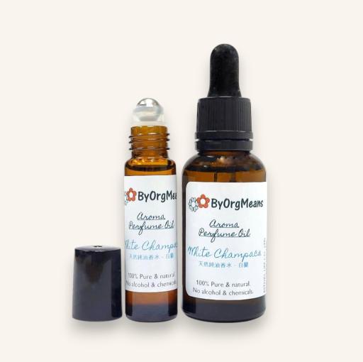ByOrgMeans Natural Aroma Perfume Oil - White Champaca 10ml - image 2