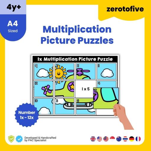 Multiplication Picture Puzzles - image 1