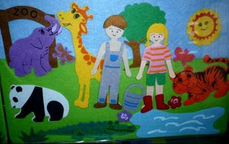 Felt Story Board : Zoo Adventure - image 1