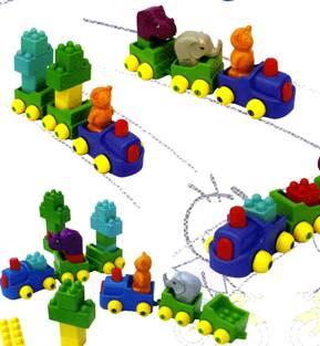 Train Animals Blocks