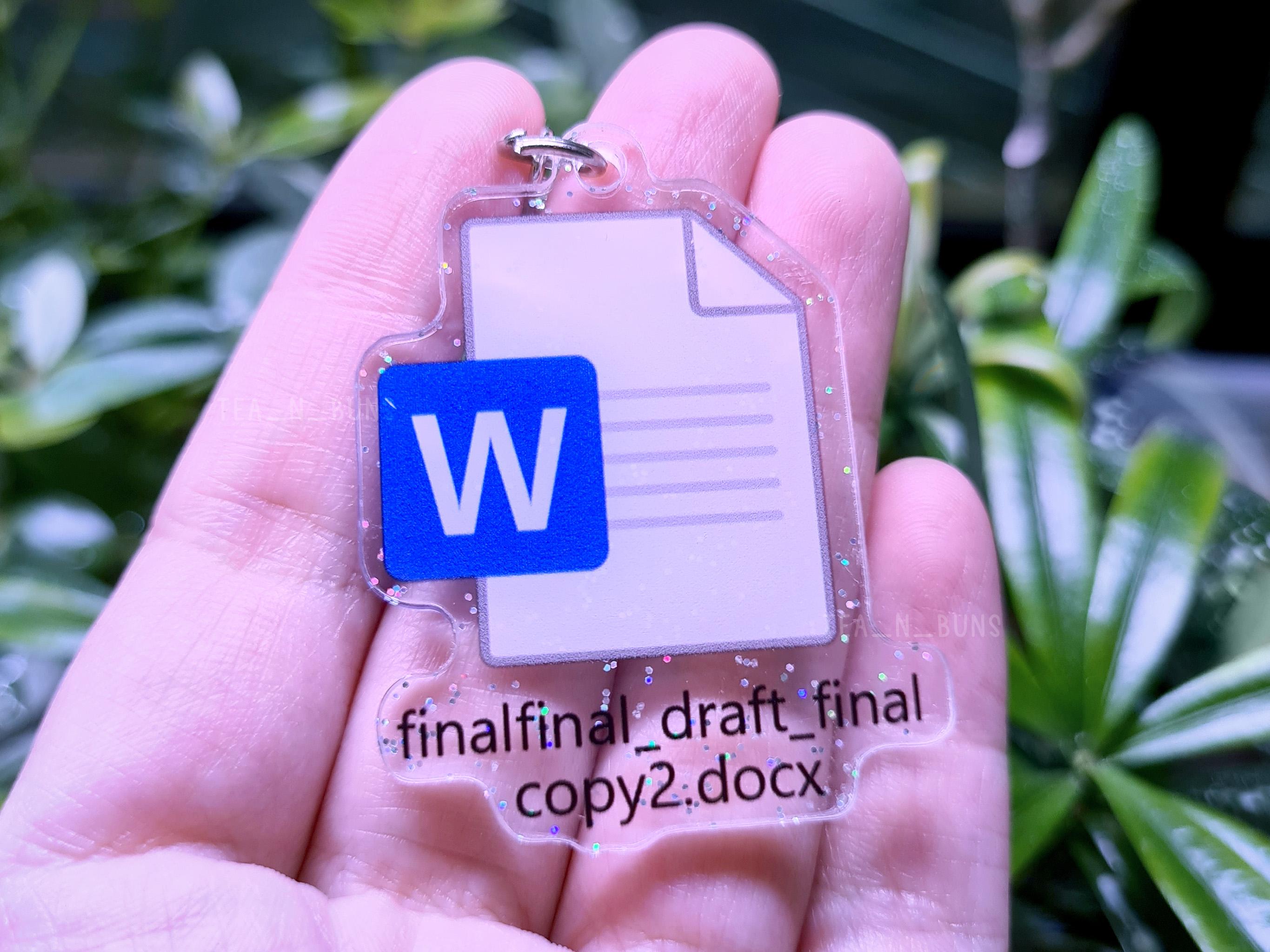 Word keychain