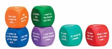 Writing Prompt Cubes